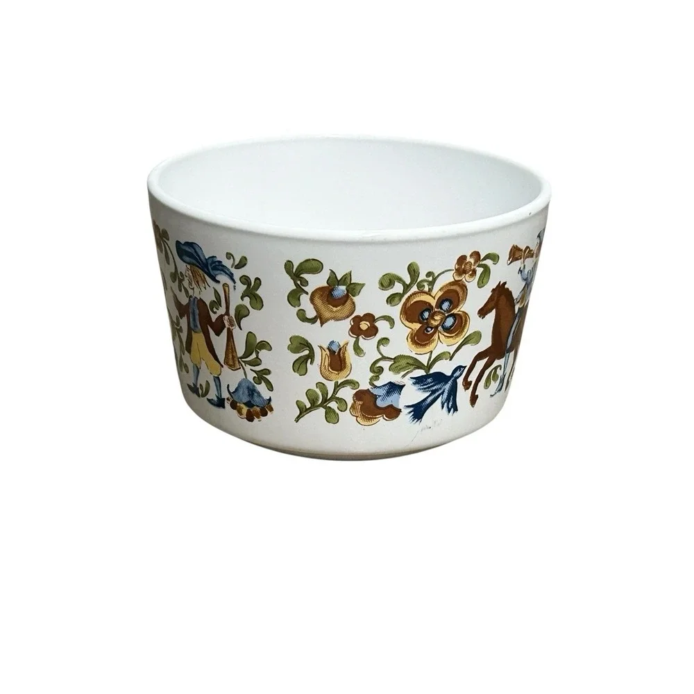 Corning‎ Pyroceram Troubadour Horse Rider Bowls Set X 3 Rare Vintage